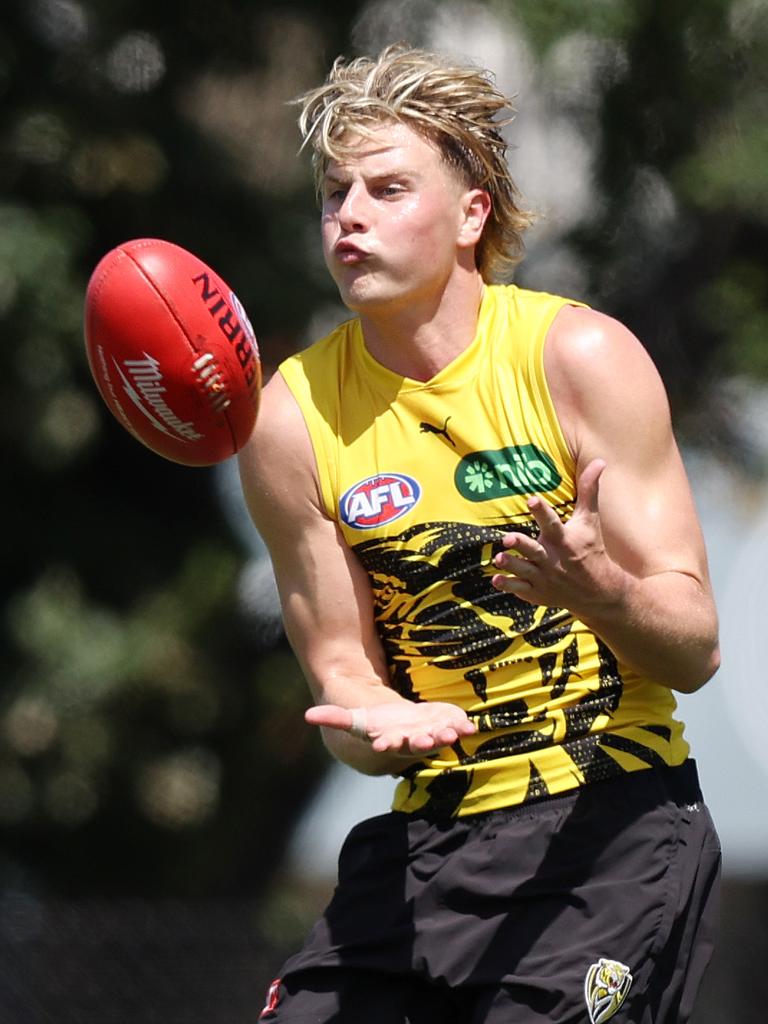 Tiger fans are yet to see Josh Smillie at AFL level. Picture: Mark Stewart
