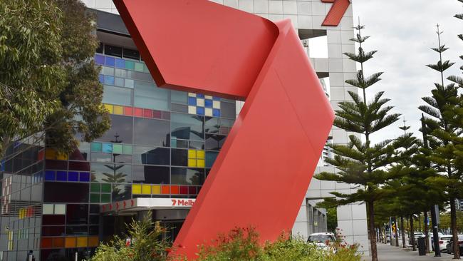 MELBOURNE, AUSTRALIA - NewsWire Photos OCTOBER 18TH, 2021: Exterior of Channel Seven, Docklands, Melbourne. Seven West Kerry Stokes-backed media firm Seven West is taking global convenience chain 7-Eleven to court to try to prevent the company from using 'SEVEN' branding. Picture : NCA NewsWire / Nicki Connolly