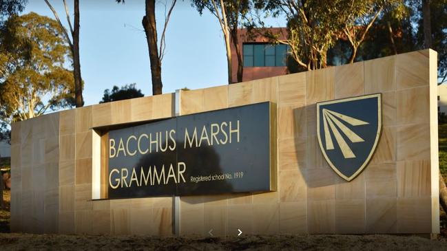 Bacchus Marsh Grammar is closed after a teacher at the school transmitted the virus to two family members.