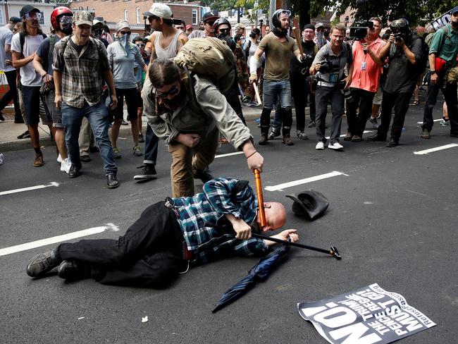 Hundreds of far-right demonstrators and counter-protesters are expected in Washington DC this weekend, as well as across the nation. Picture: Reuters/Joshua Roberts