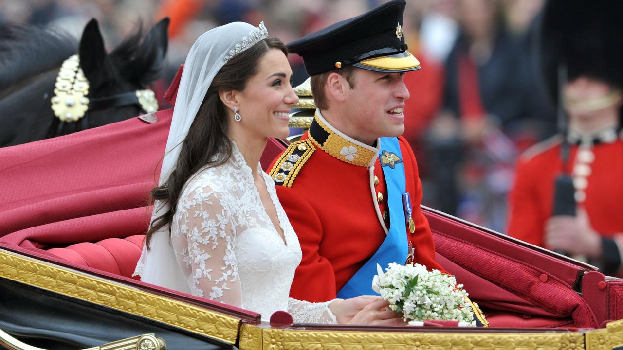 Kate Middleton wed Prince William’s wedding was barely a shift from tradition in 2011. Picture: Getty Images.