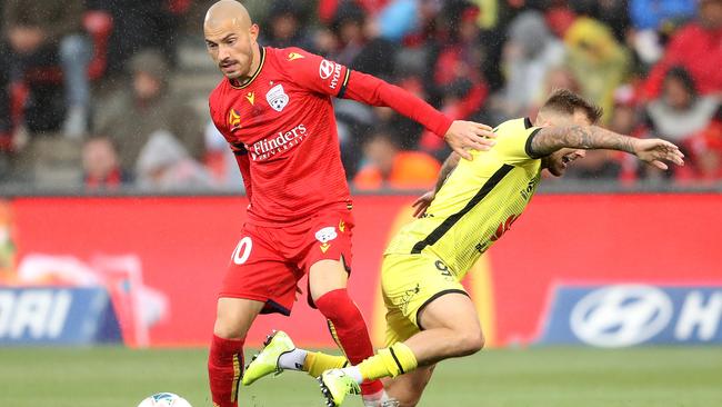 Adelaide United midfielder James Troisi says he is staying put at the Reds, for now at least. Picture: Robert Cianflone/Getty Images