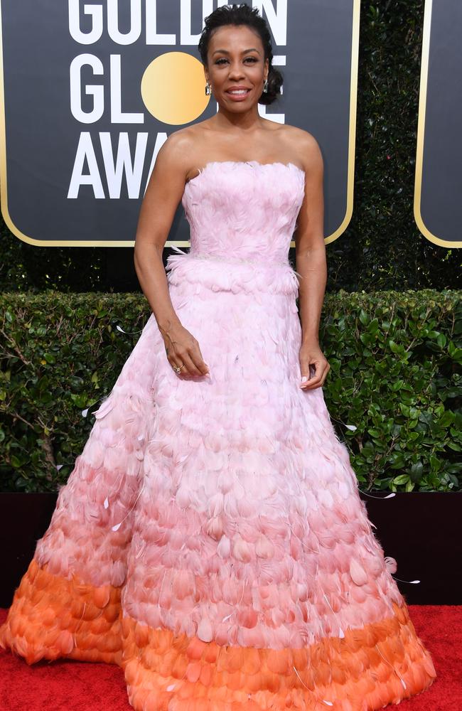 US actress Karen Pittman arrives for the 77th annual Golden Globe Awards on January 5, 2020, at The Beverly Hilton hotel in Beverly Hills, California. (Photo by VALERIE MACON / AFP)