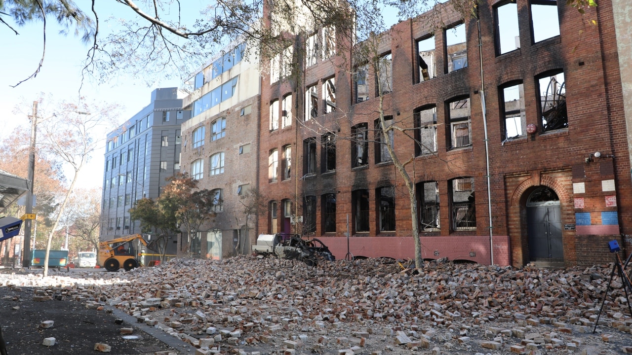 Buildings Wrecked By Surry Hills Blaze Set To Be Demolished In Coming Days As Police Prepare To 