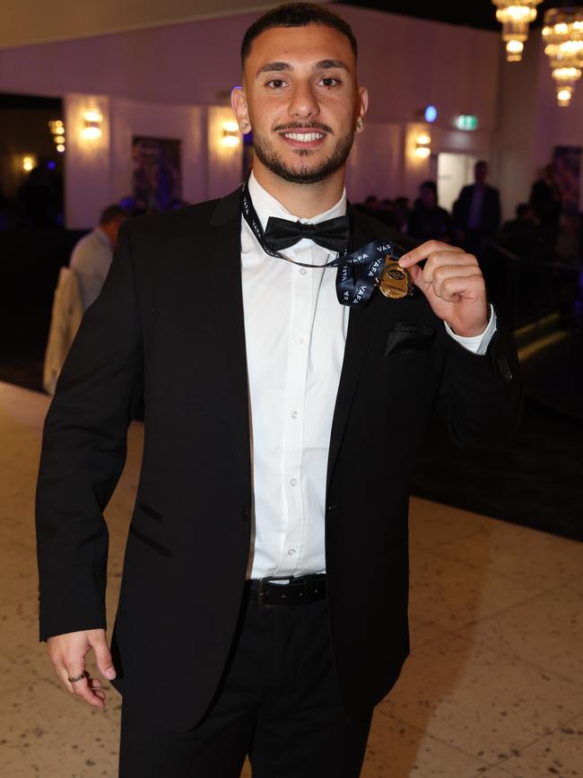 MELBOURNE, AUSTRALIA – OCTOBER 9 2024Sacha Dimachki at the VAFA Awards Night at the San Remo Ballroom in Carlton on October 9, 2024Picture: Brendan Beckett