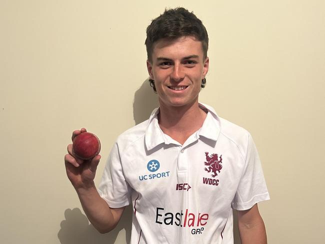 Jack Searl of Western District Cricket Club. Picture: Supplied