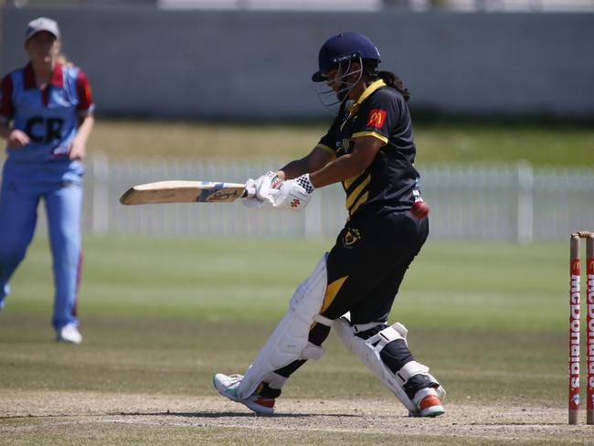 Kuhu Nanda hits out for Blacktown. Picture Warren Gannon Photography