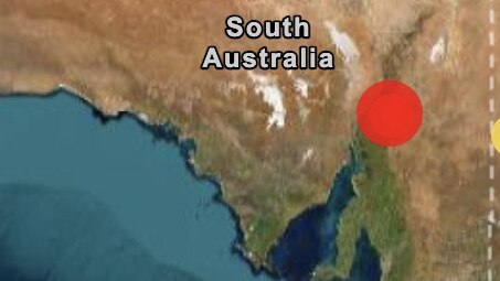 A 4.5 magnitude earthquake was detected in Hawker, SA on Saturday. Source: Geoscience Australia