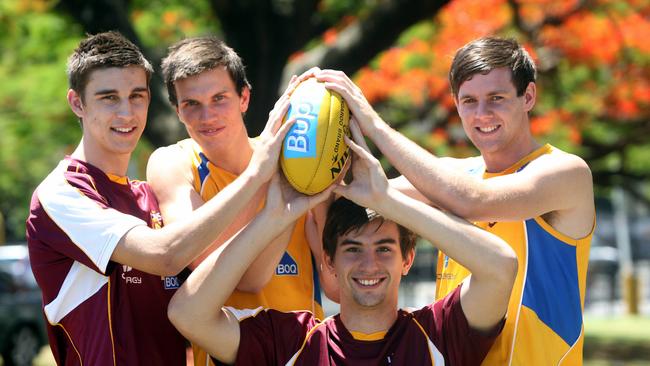 Lions draftees in 2011 Elliot Yeo, Patrick Wearden, Billy Longer and Sam Docherty.