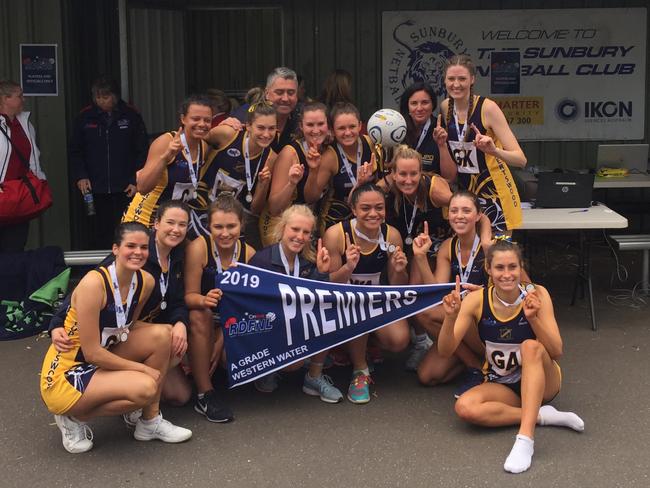 Rupertswood moves into celebration mode after Sunday’s grand final win.