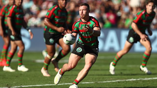 Damien Cook was exceptional for the Rabbitohs. (Photo by Chris Hyde/Getty Images)