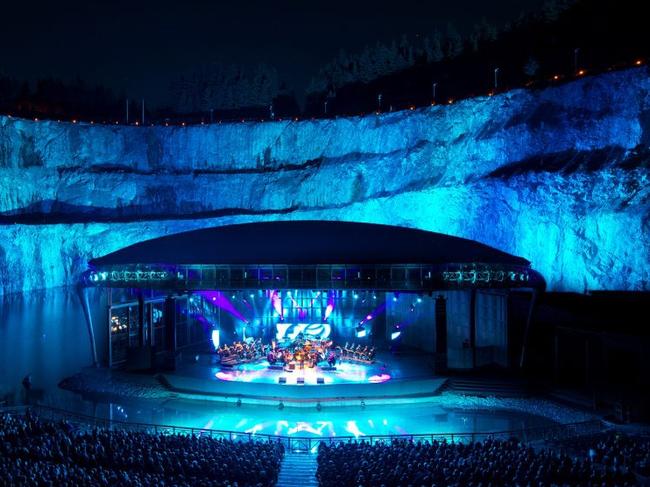 Sweden’s Draggängarna limestone quarry was converted into a world-class music venue with the vision of Swedish soprano Margareta Dellefors.