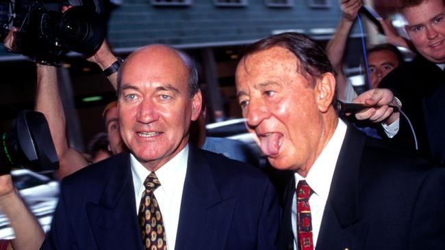 File photo of John Quayle (left), who was hosting the couple. (Photo by Patrick Riviere/Getty Images)