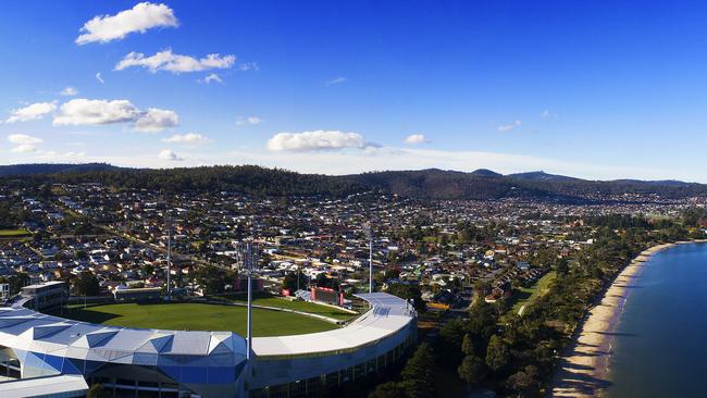 Blundstone Arena, in the city of Clarence.