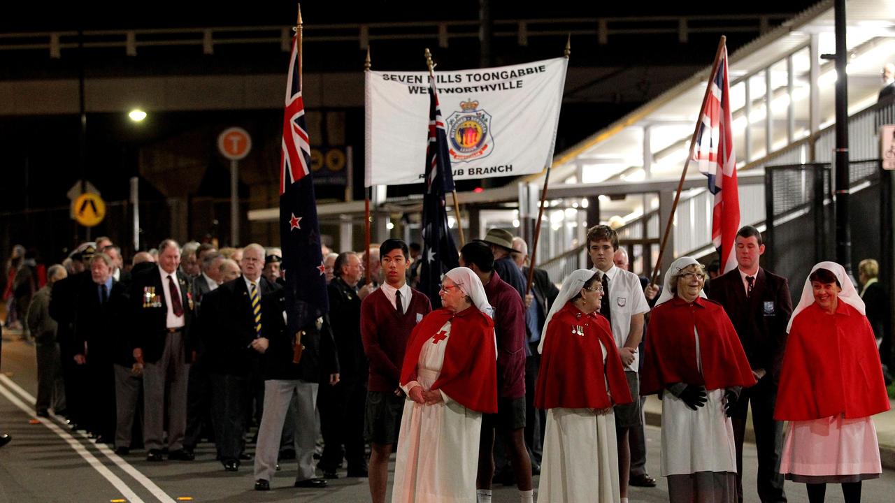 Anzac Day at Seven Hills is a major event.