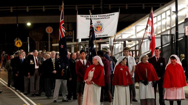 Anzac Day at Seven Hills is a major event.