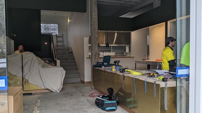 Work underway at Bread + Butter's new home at 70 Elizabeth St, Launceston, Monday, March 23, 2022. Picture: Alex Treacy