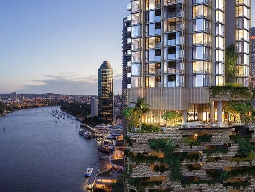 433 Queen St is estimated to cost $375 million to construct and will be another skyscraper towering over the Brisbane river. Picture: Supplied