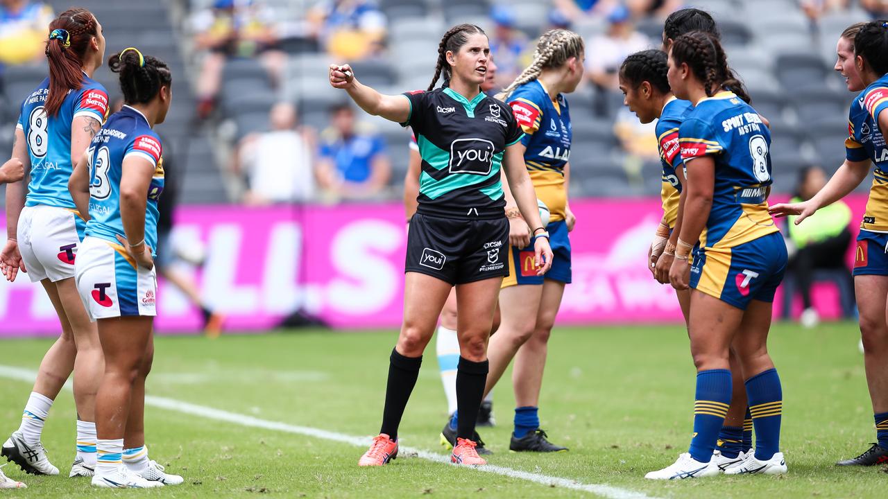 An early halftime siren caused confusion at CommBank Stadium. NRL Imagery