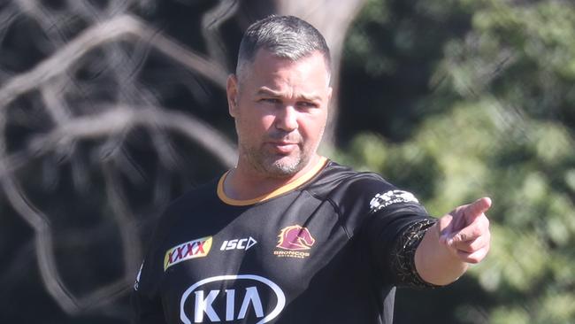 Anthony Seibold’s legal team is close to discovering who spread vile social media messages about him. Picture: Annette Dew.