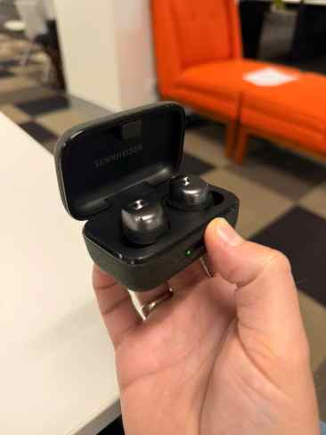 Sennheiser Momentum True Wireless 4 Smart Earbuds. Picture: Troy Nankervis