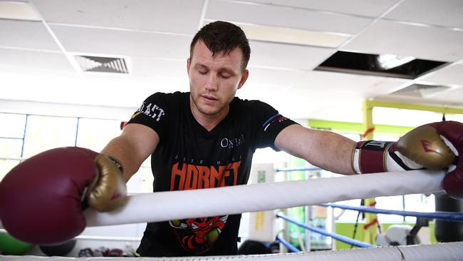 Jeff Horn has to bring his power game against Michael Zerafa this week. Photo: AAP Image/Dan Peled