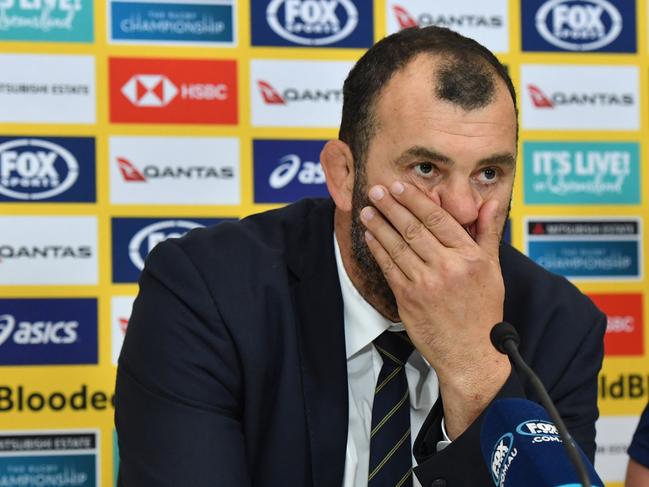 Australian coach Michael Cheika . Picture: AAP Image