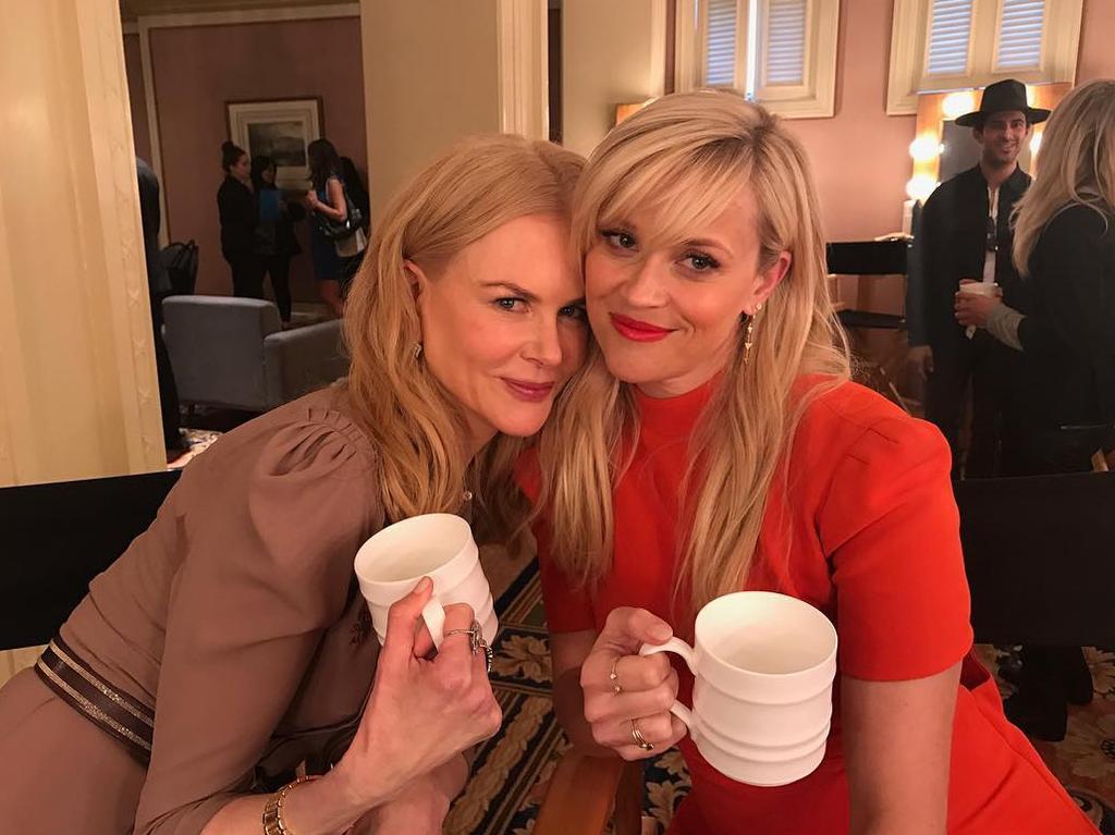 Kidman and Witherspoon have formed a close bond throughout the series. Picture: Supplied