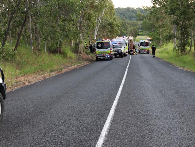 A 22-year-old Mackay man has died after a car crashed into a tree in Kuttabul, March 1, 2022. Picture: QPS