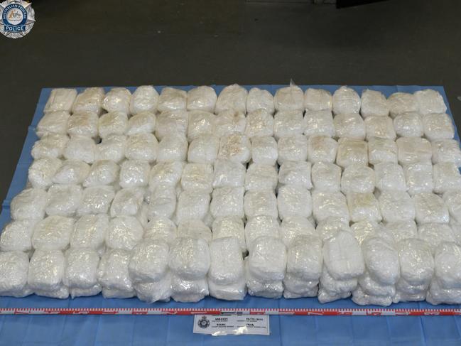 20/11/2021. EMBARGOED TIL 10.30pm 20/11/2021, Three men have been charged by the Victorian Joint Organised Crime Taskforce (JOCTF) for an alleged attempt to import 140 kgs of methamphetamine into Australia concealed in catering equipment. picture: supplied