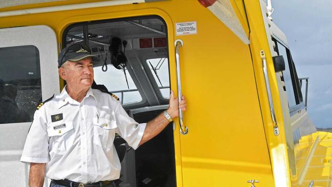 Tin Can Bay Volunteer Coast Guard Philip Feldman. Picture: Renee Albrecht