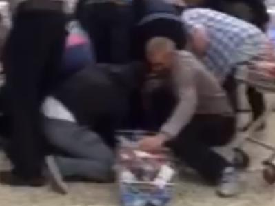 Shoppers fight over meat ‘like dogs’