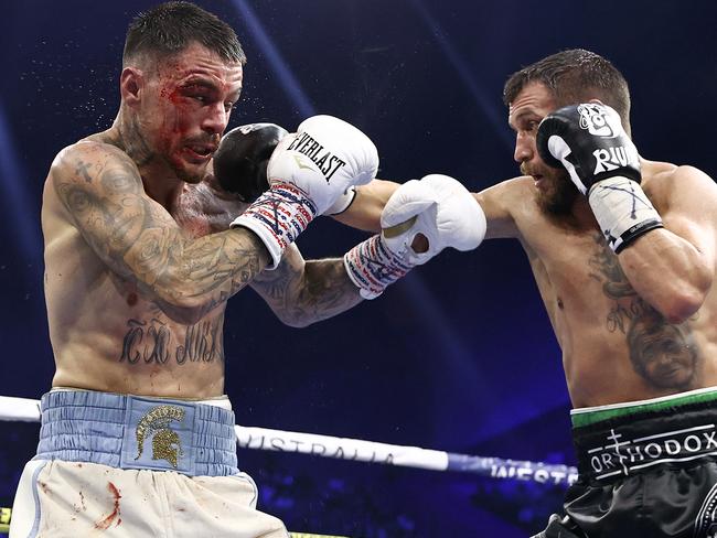 George Kambosos put in a brave performance against Vasiliy Lomachenko in May. Picture: Hector De La Cruz