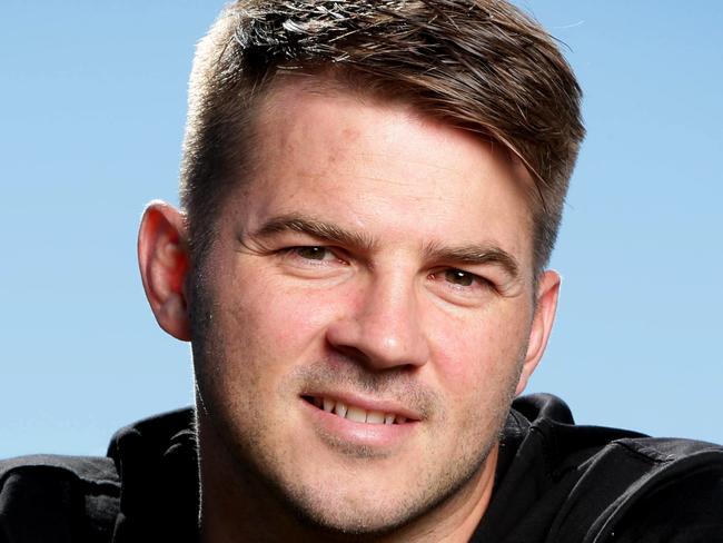 Drew Mitchell, poses at Pine Rivers Pumas Rugby Union Club,  Bray Park, Brisbane, Australia. A former Wallabies star Mr Mitchell has recently signed with FoxSports as a commentator. IMAGE AAP/Steve Pohlner