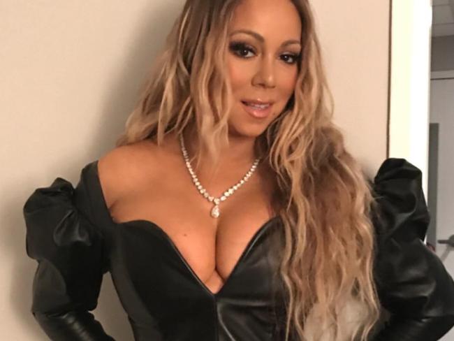 Mariah Carey Wears The Same Saint Laurent Top As Jesinta Franklin 