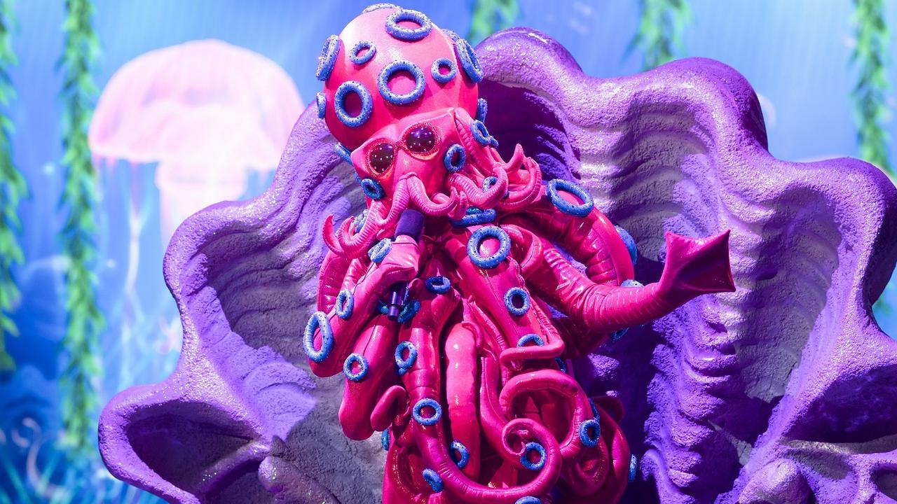 Killeen in her octopus costume: More fun to watch than to be in. Picture: TEN