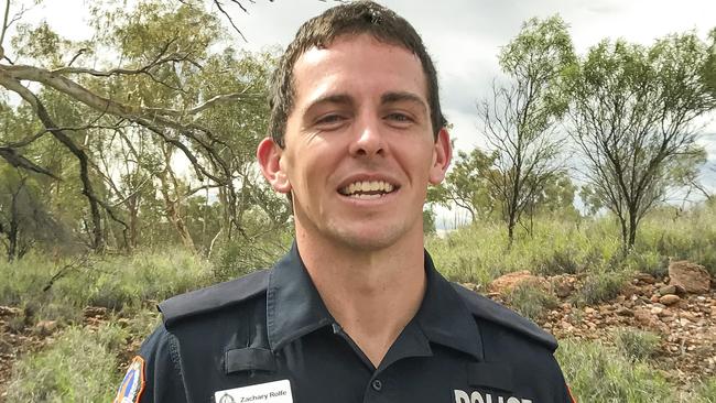 Decorated policeman and army veteran Zachary Rolfe in 2016. Picture: Grenville Turner