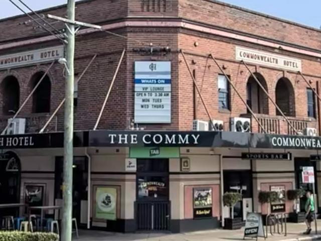 The Commonwealth Hotel was targeted by armed robbers during a violent pre-dawn hold up on February 28, 2024. Picture: Google Maps.