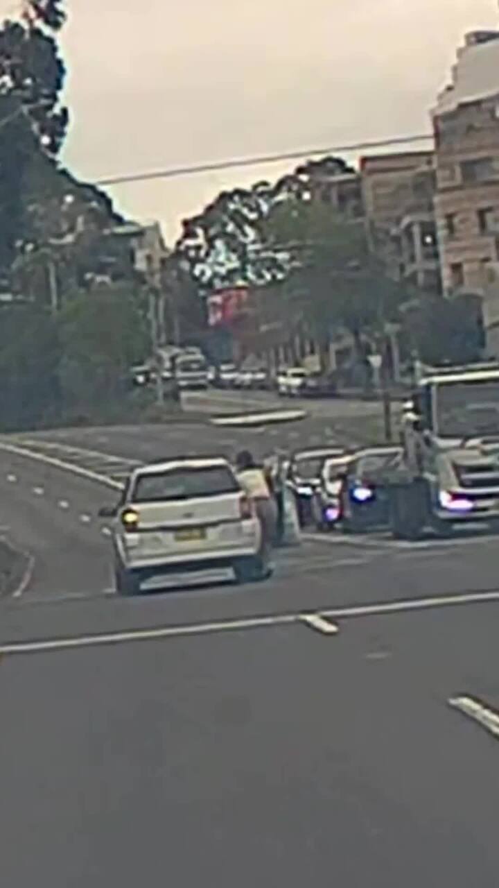 Local hero stops traffic to save a life