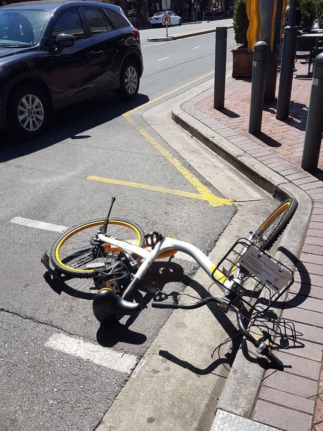 O-Bikes don’t have to be returned to a parking station.