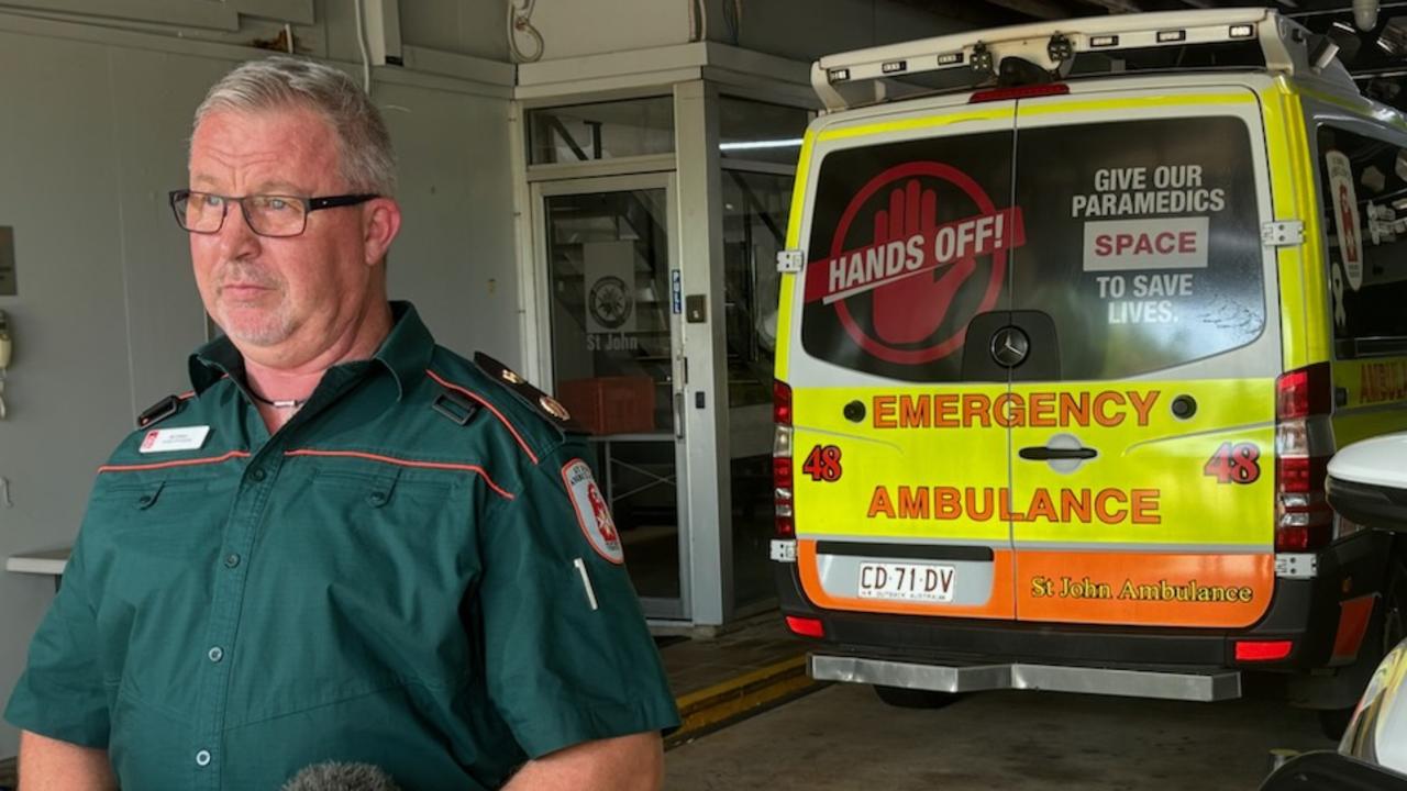 St John NT director of ambulance services Andrew Thomas.