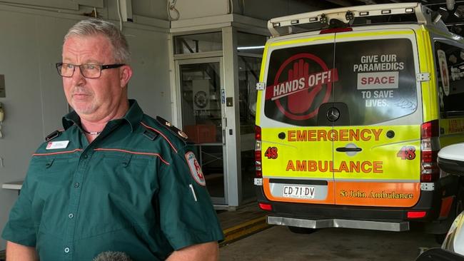 St John NT director of ambulance services Andrew Thomas.