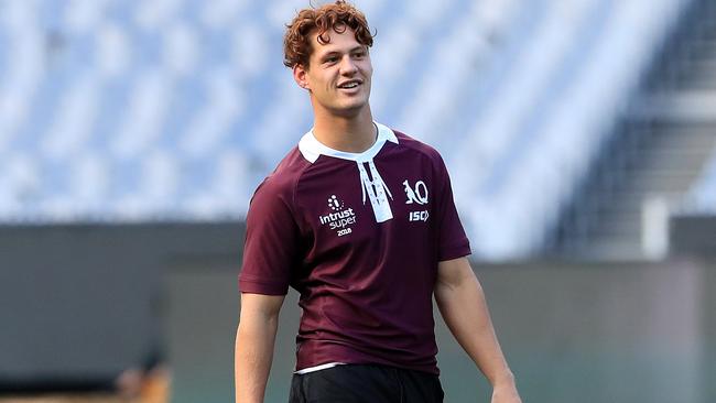 Kalyn Ponga could yet be called on to make his debut for Queensland. Picture: Adam Head