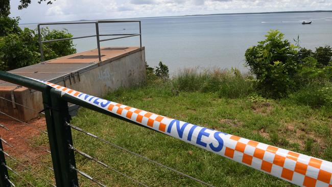 Police are investigating the circumstances surrounding the death of a 29-year-old man who fell from a cliff near the Darwin Esplanade on Monday. Picture Katrina Bridgeford.