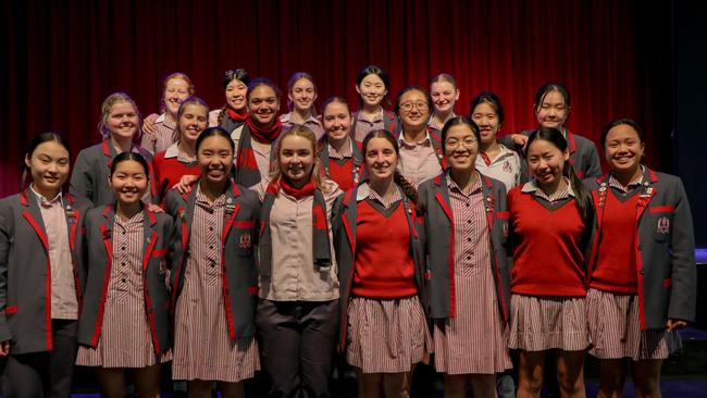 Korowa Anglican Girls' School student leadership team of 2024. Picture: Facebook