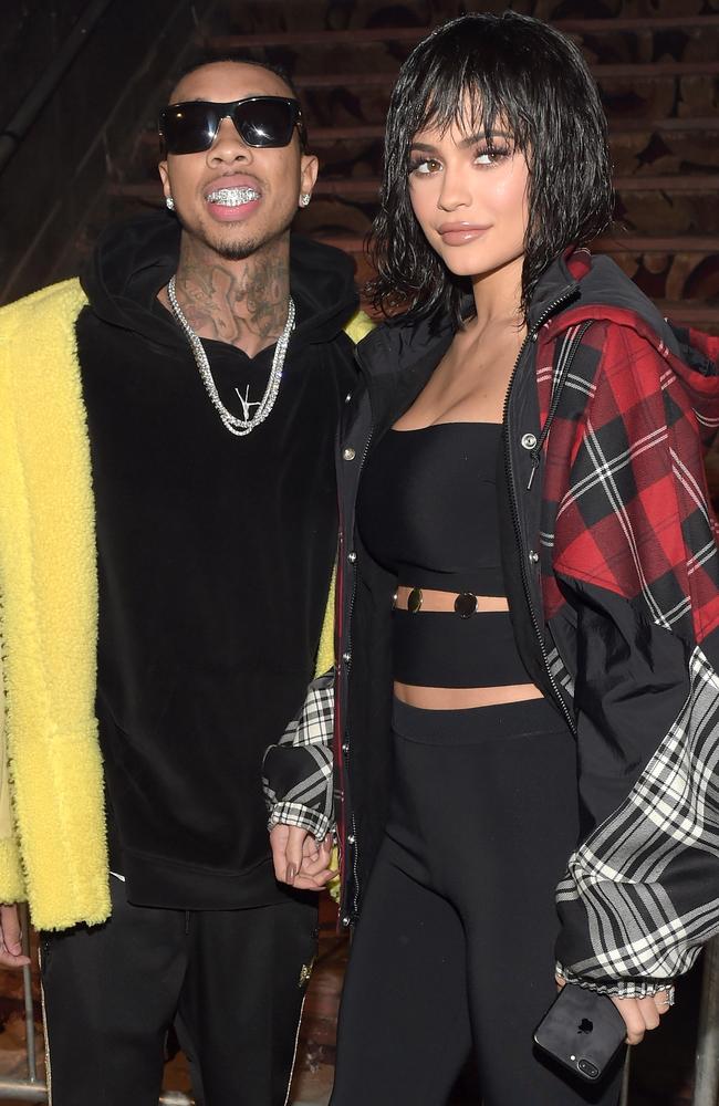 Tyga and Kylie Jenner in 2017. Picture: Getty Images.