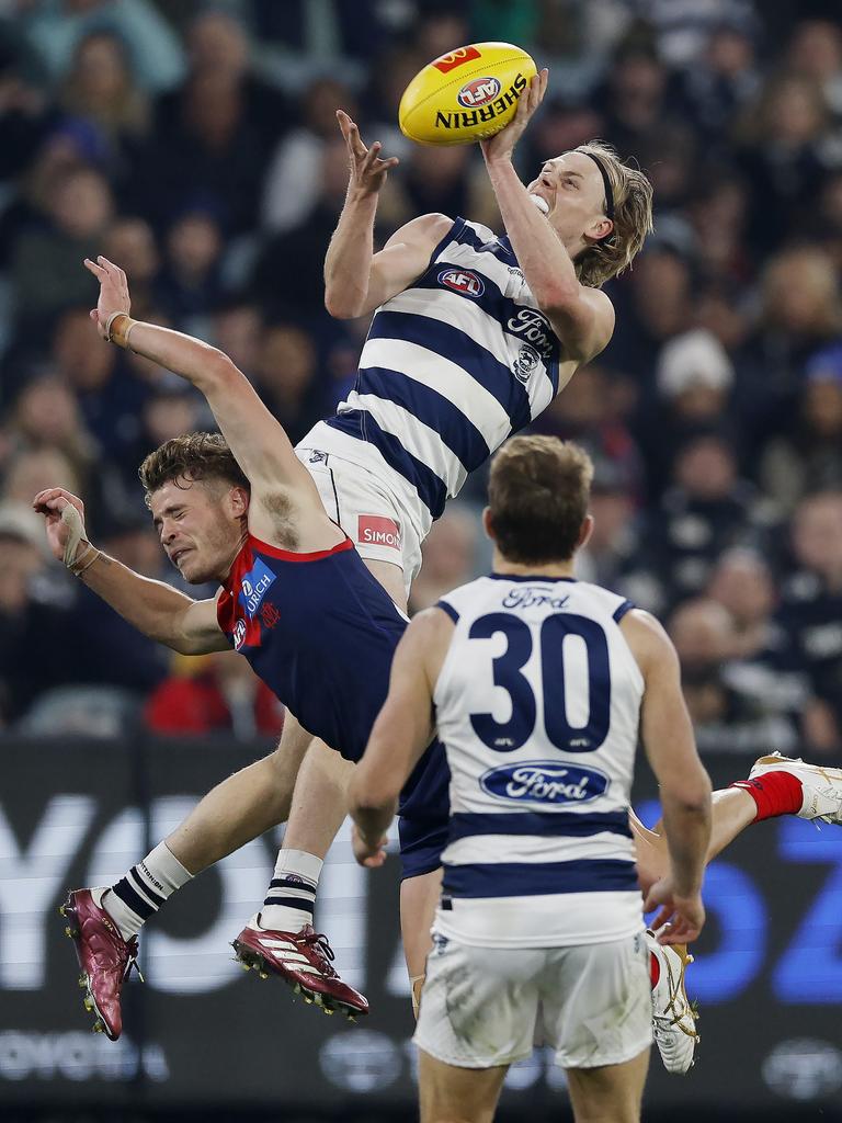 Zach Guthrie was one of Geelong’s big improvers. Picture: Michael Klein