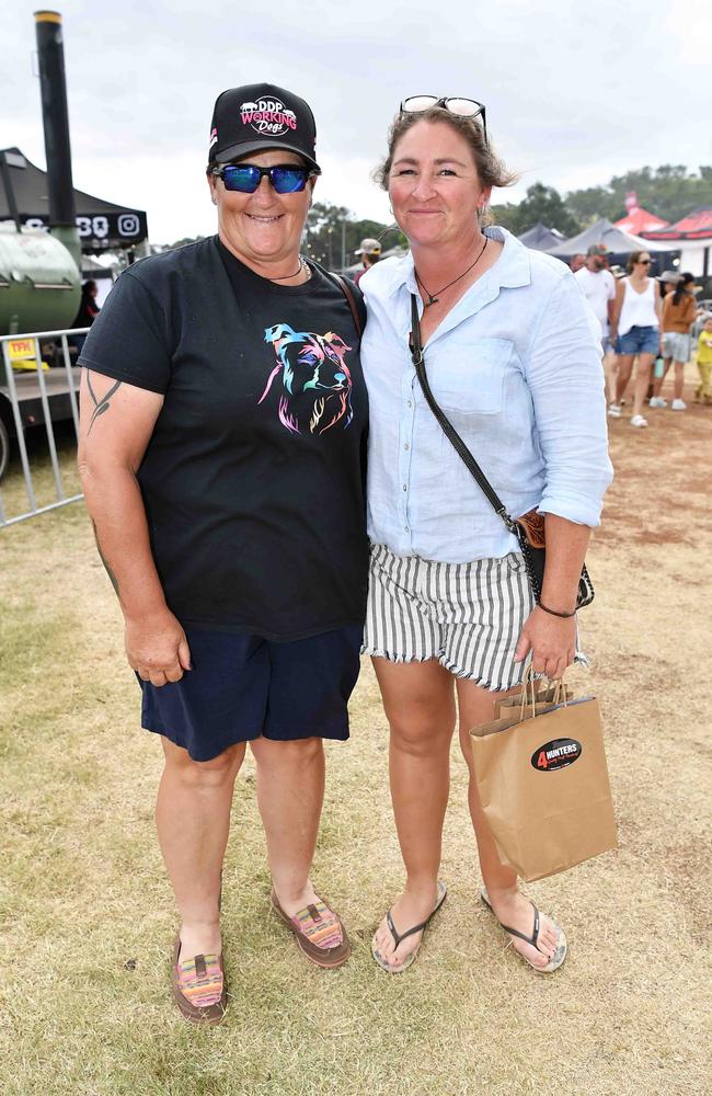 Debbie Poole and Tash Hebberd at Meatstock, Toowoomba Showgrounds. Picture: Patrick Woods.