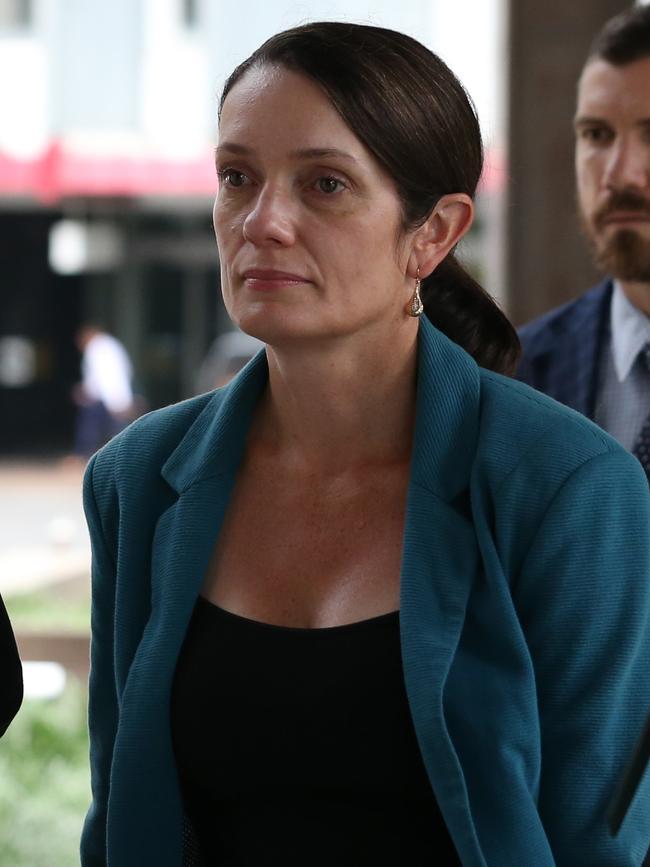 Susie Forte arrives at Brisbane Magistrates Court. Picture: Zak Simmonds