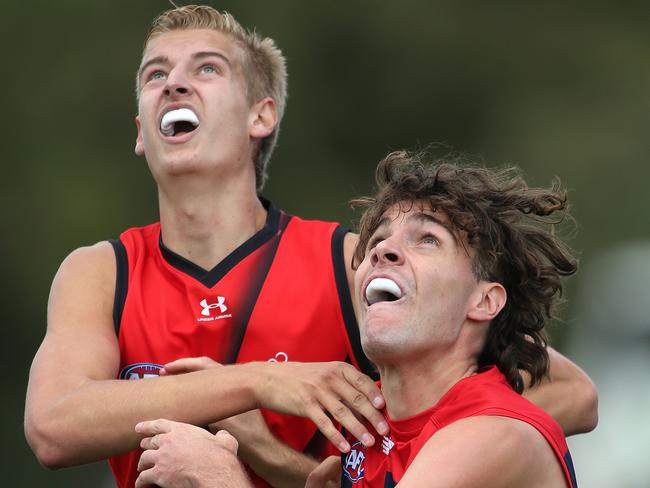 Nick Bryan is a long-term project player for Essendon. Picture: AAP Image/Sean Garnsworthy